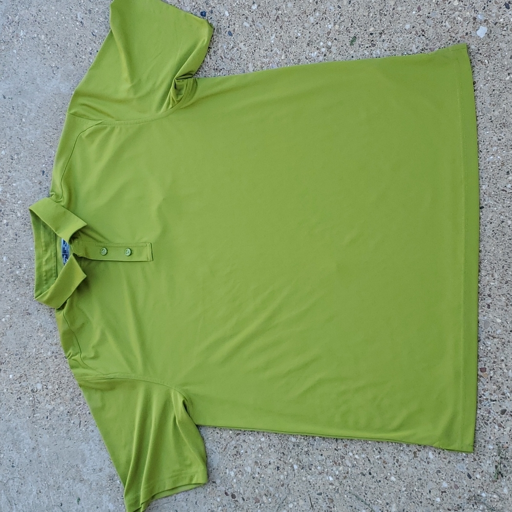 Callaway Green Polo Shirt Golf Breathable XXL